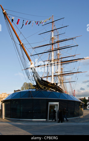 Cutty Sark reopens for public viewing - London 2012 Stock Photo