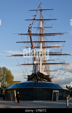 Cutty Sark reopens for public viewing - London 2012 Stock Photo