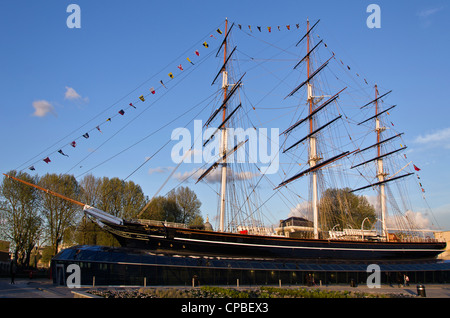 Cutty Sark reopens for public viewing - London 2012 Stock Photo