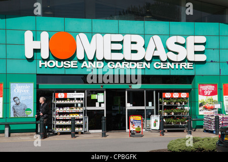 Homebase store & Garden Centre in Scunthorpe, England, U.K. Stock Photo