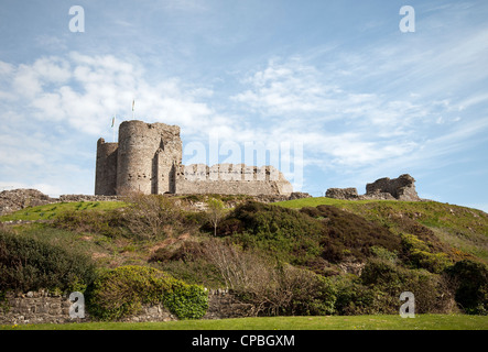 Criccieth Castle, Gwynedd in North Wales Stock Photo