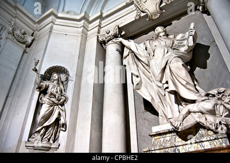 Church Ignatius of Loyola (Ignazio Di Loyola) - Rome, Italy Stock Photo