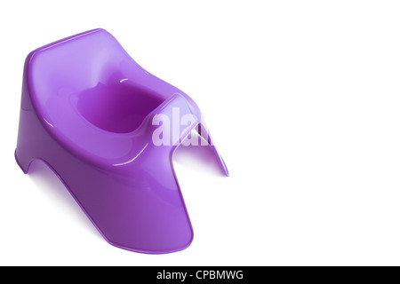 Purple potty Stock Photo