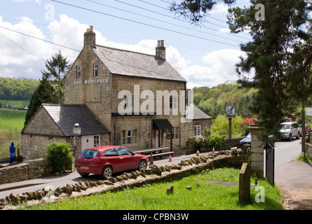 Slad village in Gloucestershire, home of author Laurie Lee. Stock Photo