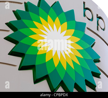 British Petroleum BP sign at a petrol station, Nottingham, England, UK ...
