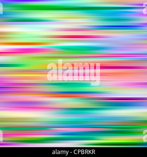 Bright vibrant multicoloured abstract paint effect stripes. Stock Photo