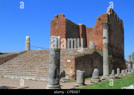 Italy Latium Ostia Antica, capitol