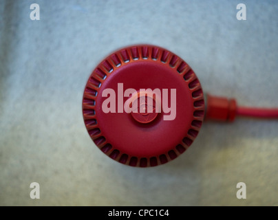 Red wall mounted Fire Alarm Stock Photo