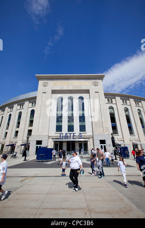 The Yankees are at home playing against the Seattle Mariners on Mothers Day, May 13, 2012 at Yankee Stadium in NYC Stock Photo