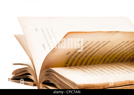 pages of a book flipping open Stock Photo