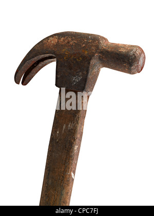 The big sledge hammer for heavy work, clipping path Stock Photo