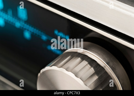 Detail of a 70s radio receiver