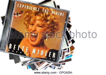 Bette Midler Album Experience The Divine Mp3 Album Art On Pc Tablet England Stock Photo Alamy