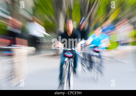 Bicyclist Stock Photo