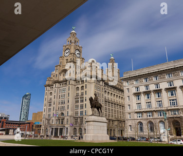 Royal Liver Building, a Grade I listed building in Liverpool Stock Photo