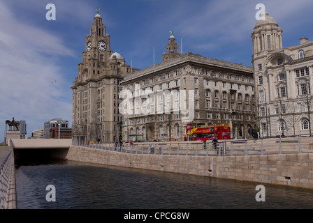 Royal Liver Building, a Grade I listed building in Liverpool Stock Photo