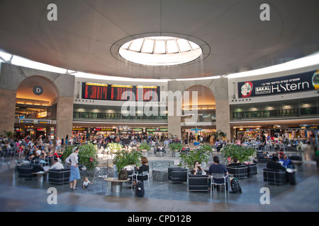 Passenger hall of Ben Gurion Airport, Tel Aviv, Israel, Middle East Stock Photo