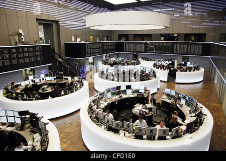 Frankfurt Stock Exchange, Frankfurt-am-Main, Germany, Europe Stock Photo