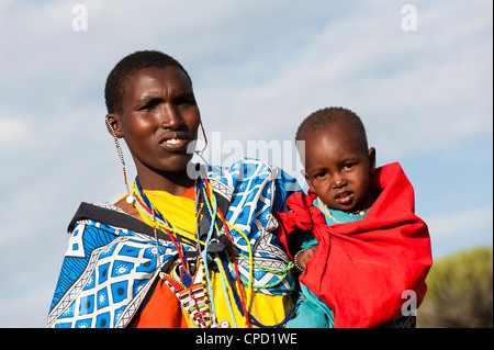Masai, Masai Mara, Kenya, East Africa, Africa Stock Photo