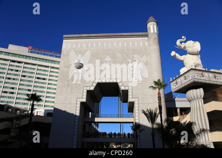 Hollywood and Highland Shopping Center, Hollywood Boulevard, Hollywood, Los Angeles, California, USA Stock Photo