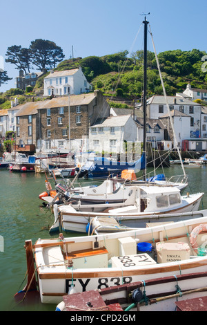 The harbour, Polperro, Cornwall, England, United Kingdom, Europe Stock Photo