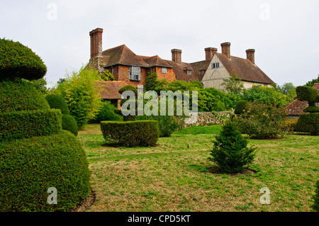 Great Dixter house in Northiam,Rye,East Sussex close to the South Coast of England with Magnificent Gardens.Lutyens Design,UK Stock Photo