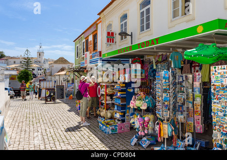 Shop near the old town centre, Albufeira, Algarve, Portugal Stock Photo