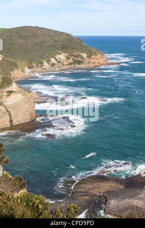 view from The Gables Lookout Walk, Great Ocean Walk, Victoria, Australia Stock Photo