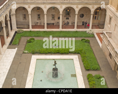 Boston Public Library courtyard Stock Photo