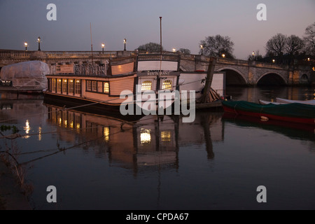 The Boat- restaurant and bar,Richmond Upon Thames,Surrey,England Stock Photo