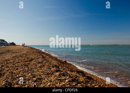 Cowes Beach, Isle of Wight, England, United Kingdom, Europe Stock Photo
