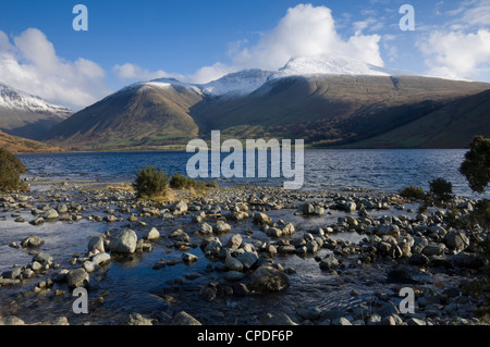 View from Overbeck and Lake Wastwater, Lake District National Park, Cumbria, England, UK Stock Photo