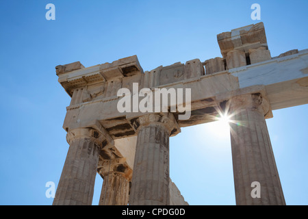 The Parthenon on the Acropolis, UNESCO World Heritage Site, Athens, Greece, Europe Stock Photo