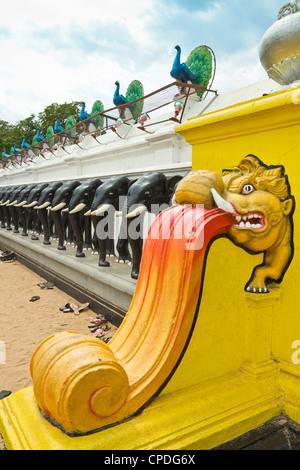 Maha Devale Buddhist and Hindu temple, Kataragama, Uva Province, Sri Lanka Stock Photo