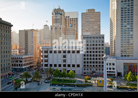 Union Square, Downtown, San Francisco, California, United States of America, North America Stock Photo