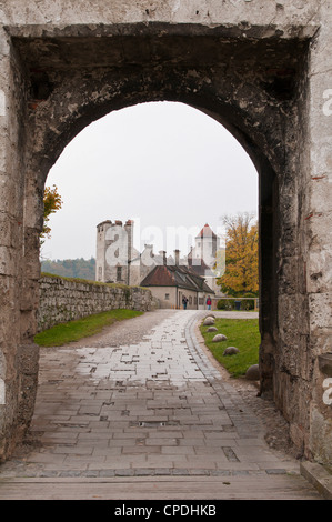 Burghausen Castle, Burghausen, Bavaria, Germany, Europe Stock Photo