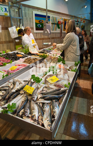 Fish market Dolac the main produce market central Zagreb Croatia Europe ...