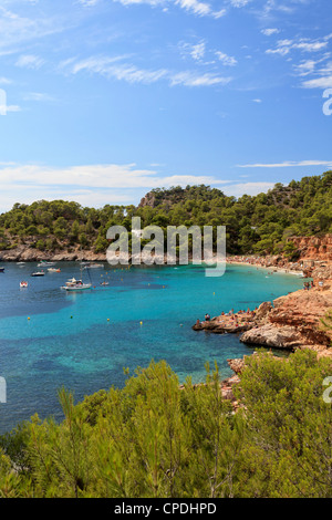 Spain, Balearic Islands, Ibiza, Cala Salada Beach Stock Photo