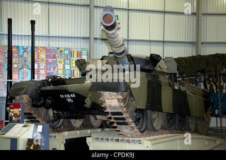 FV 4201 Chieftain Main Battle tank / MBT exhibit on display at The Tank Museum, Bovington, Dorset. UK. Stock Photo