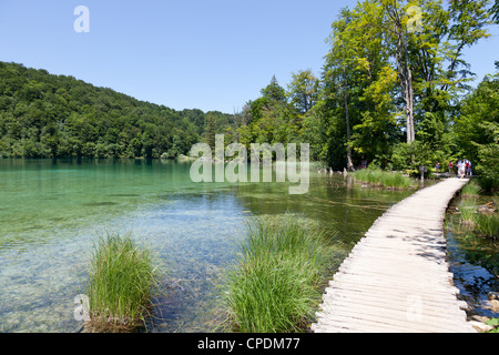 Plitvice Lakes National Park, UNESCO World Heritage Site, Croatia, Europe Stock Photo