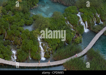 Plitvice Lakes National Park, UNESCO World Heritage Site, Croatia, Europe Stock Photo