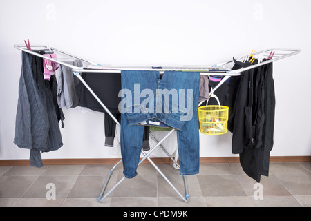 Clothes Drying Stock Photo