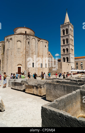 Church of St. Donat, Zadar, Zadar county, Dalmatia region, Croatia, Europe Stock Photo