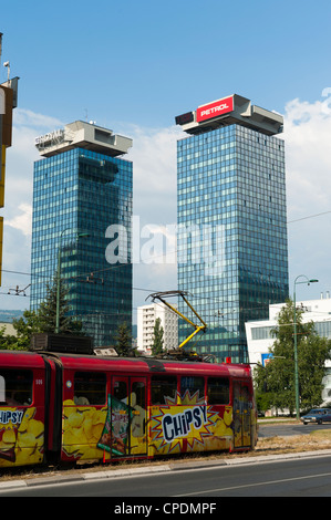 Twin Towers, Sarajevo, Bosnia and Herzegovina, Europe Stock Photo