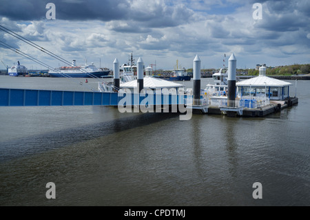 The Shields Ferry terminal at South Shields on the River Tyne. Stock Photo