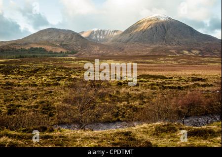 Mountainous view, Road to Elgol, Isle of Skye, Scotland, UK