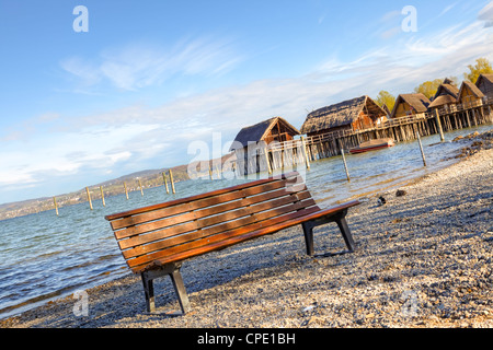 Stilts, open-air museum, Lake Constance, Baden-Wurttemberg, Germany Stock Photo