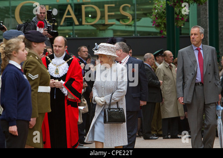 The Queens Diamond Jubilee visit to Bromley, Kent Stock Photo