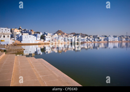 Pushkar Lake, Rajasthan, India, Asia Stock Photo