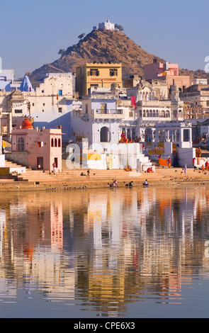 Pushkar Lake, Rajasthan, India, Asia Stock Photo